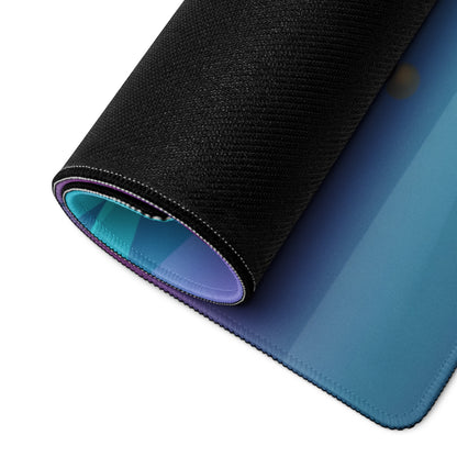 Vaporwave Neon Bridge Mouse Pad - Mouse Pad Gaming Neon Pink Blue Gradient Desk Decor Vaporwave Style Dreamy Mood