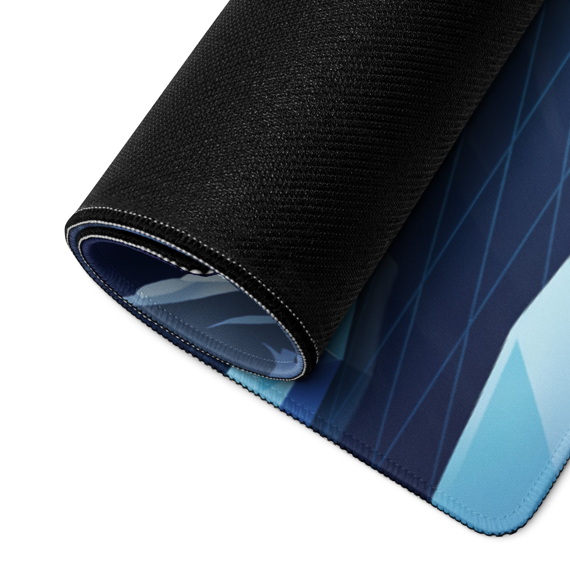 Glacial Neon Vaporwave Mouse Pad - Mouse Pad Glacial Blue Gaming Vaporwave Neon Dreamy Atmosphere Retro Futuristic