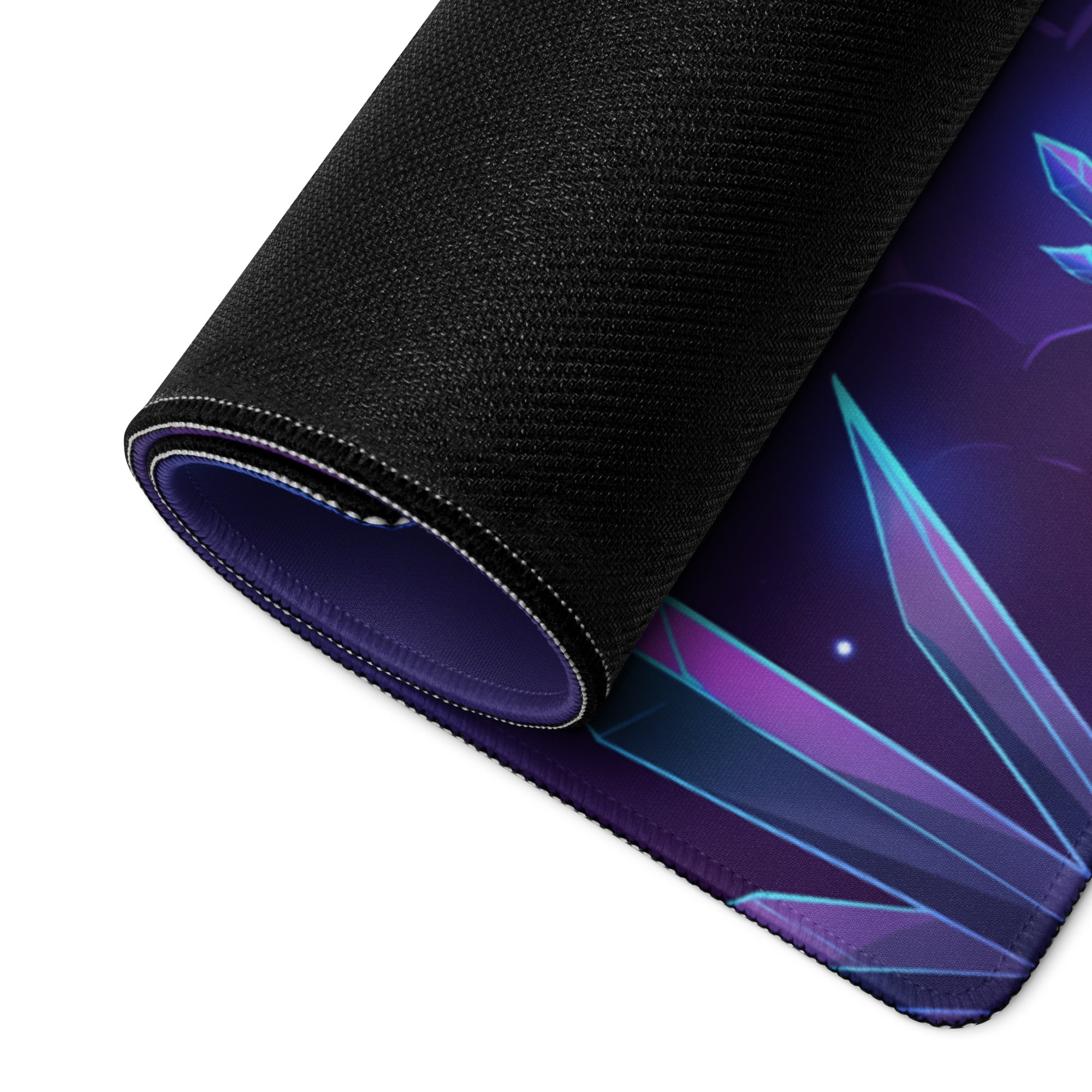 Vaporwave Neon Gaming Mouse Pad - Gaming Mouse Pad Neon Blue Pink Purple Gradient Desk Setup Vaporwave Dreamy Synthwave