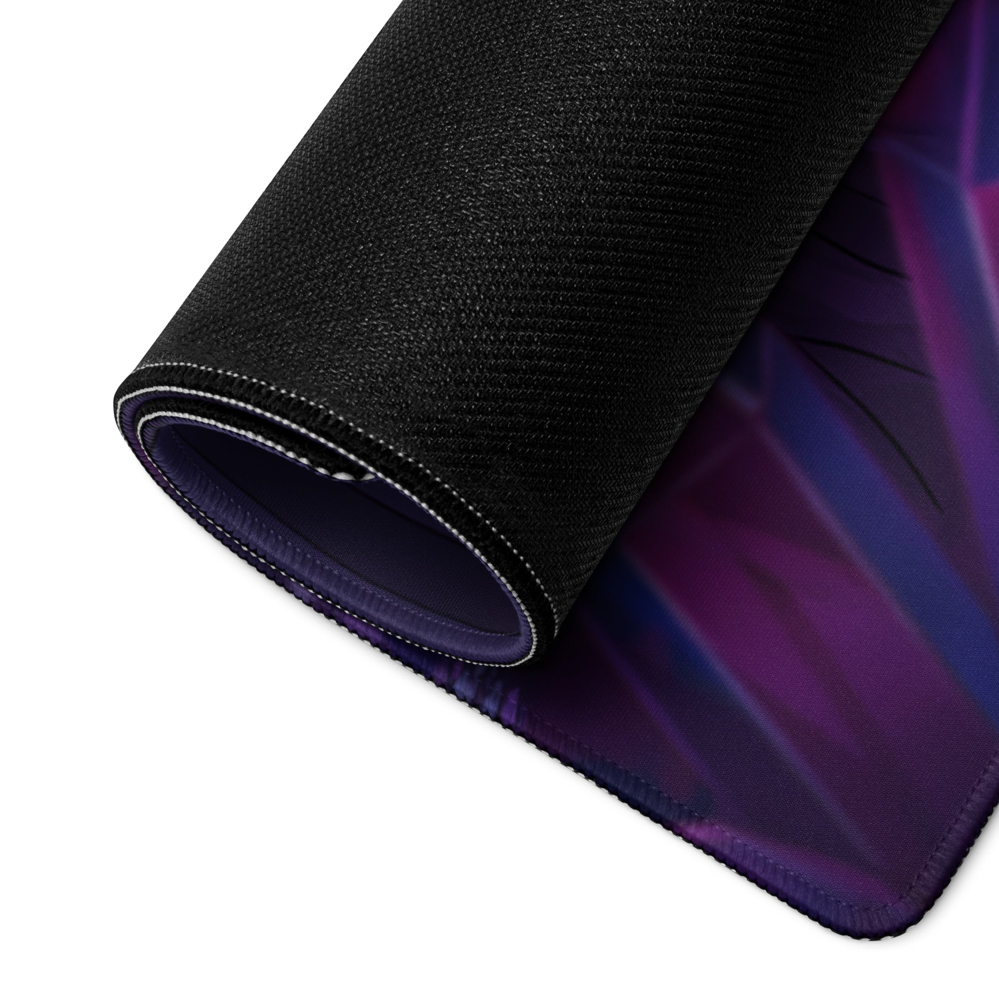 Vaporwave Neon Forest Mouse Pad - Gaming Mouse Pad Purple Pink Cyan Desktop Setup Vaporwave Dreamy Neon Futurism Gamer