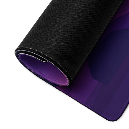 Neon Vaporwave Cityscape Mouse Pad - Cityscape Neon Purple Pink Gaming Desk Vaporwave Retro Futurism Decor Digital Art
