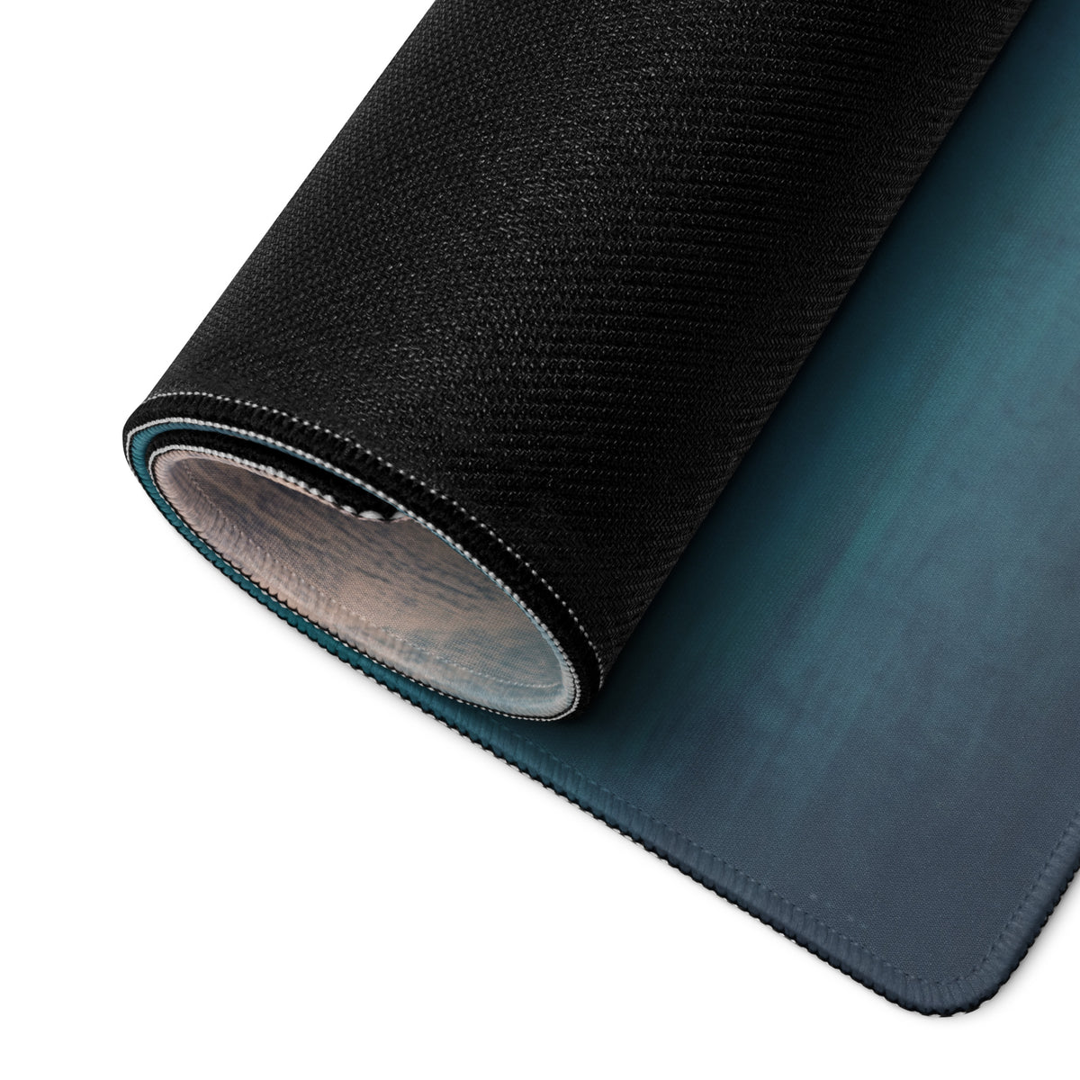 Porsche Cayman Inspired Metallic Orange Widebody Desk Pad – Extended Non-Slip PC Mouse Mat