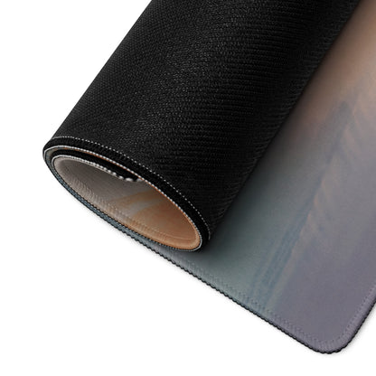 Porsche 911 Inspired Silver 992 Sport Classic Desk Mat – Low-Friction Cloth Setup Mousepad