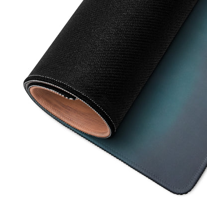 Porsche 911 Inspired Metallic Blue Restomod Desk Pad – Extended Non-Slip PC Mouse Mat