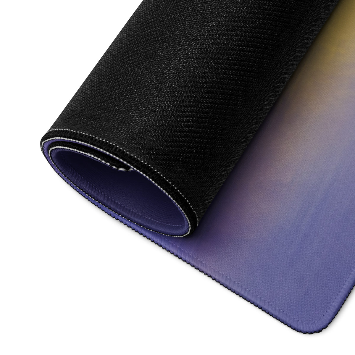 Dodge Viper Inspired Racing Yellow RT Desk Pad – Ultra-Glide Stitched Edge Gaming Mouse Mat