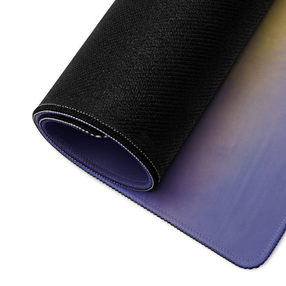 Dodge Viper Inspired Racing Yellow RT Desk Pad – Ultra-Glide Stitched Edge Gaming Mouse Mat
