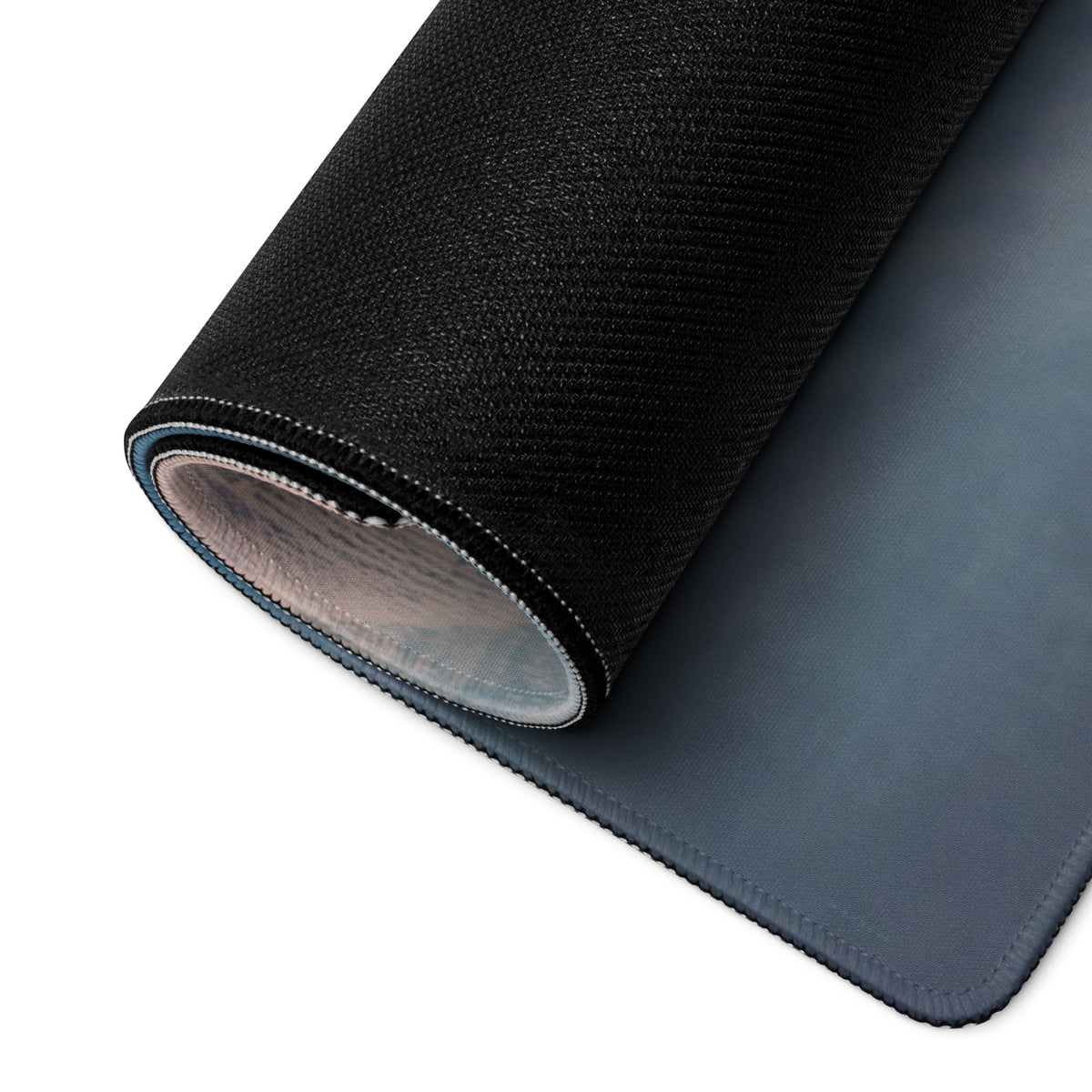 Ford Mustang Inspired Sunset Gold Widebody Desk Pad – Ultra-Glide Stitched Edge Gaming Mouse Mat
