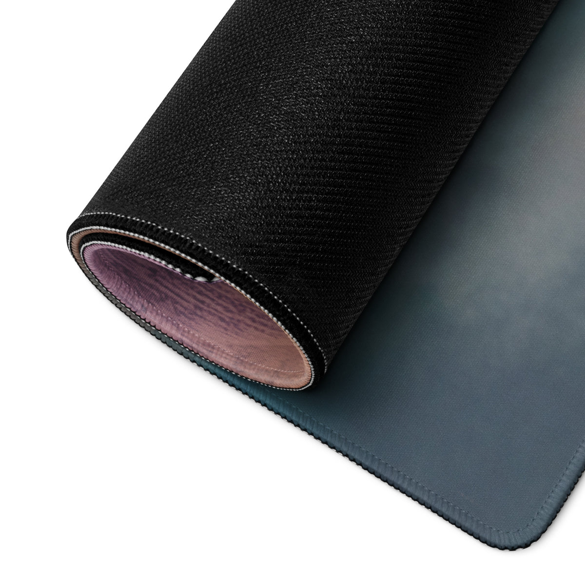 Ford Mustang Inspired Acapulco Blue Mach 1 Desk Pad – Ultra-Glide Stitched Edge Gaming Mouse Mat