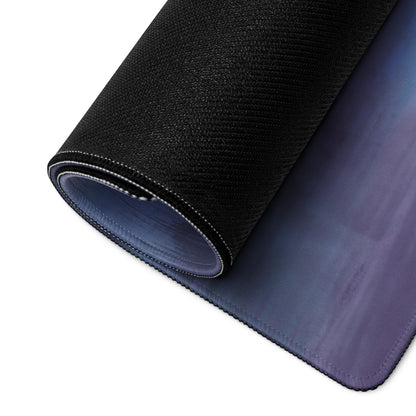 Dodge Challenger Inspired Pitch Black Halo Desk Pad – Ultra-Glide Stitched Edge Gaming Mouse Mat