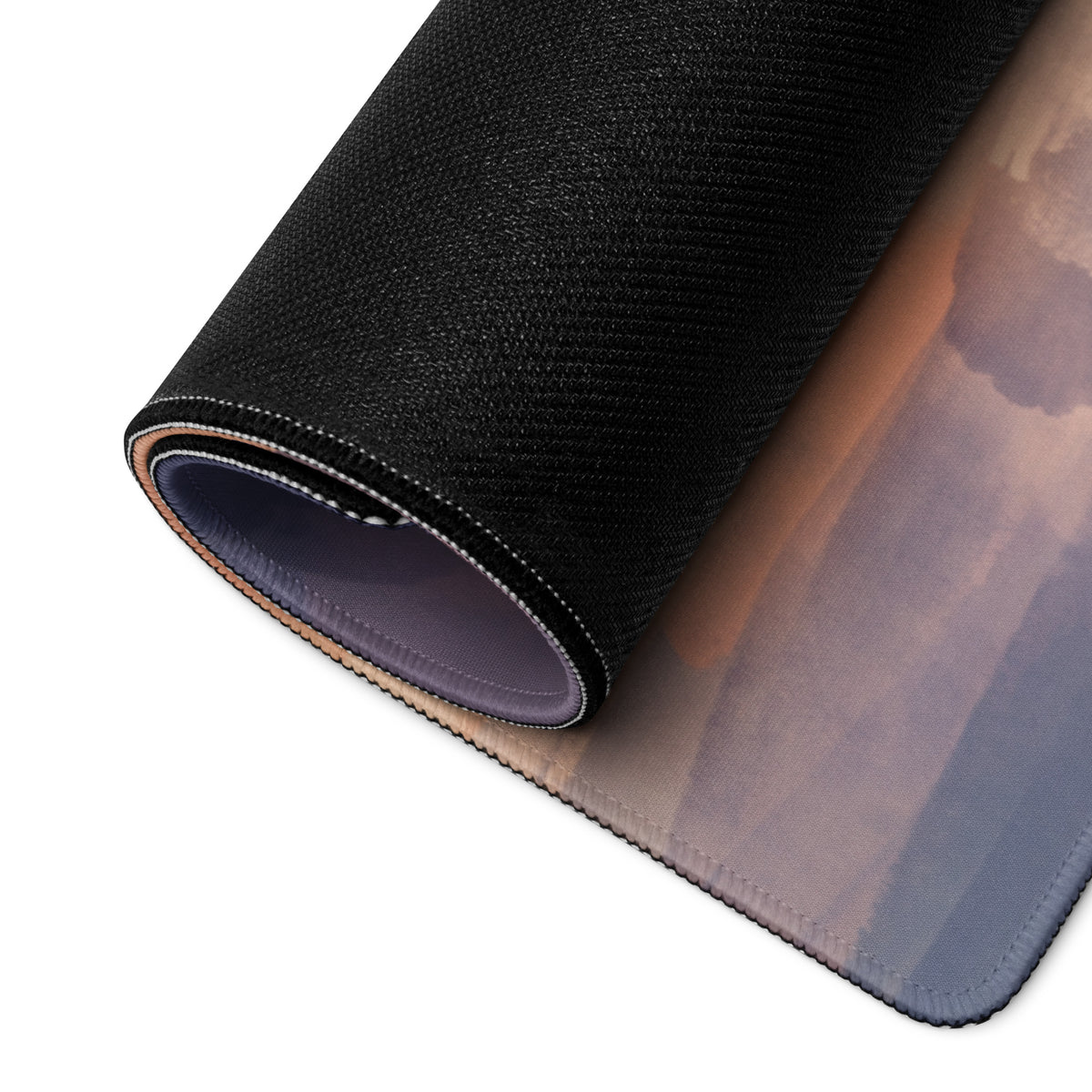 Lamborghini Huracán Inspired Rosso Edition Desk Mat – Stitched Edge Gaming Mousepad