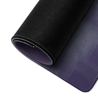 Lamborghini Huracán inspired argento reflection desk mat black and purple textured ultra-glide cloth mousepad with rolled edge