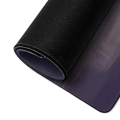 Black textured hennessey venom f5 inspired champagne edition low friction cloth mousepad with purple stitched edges