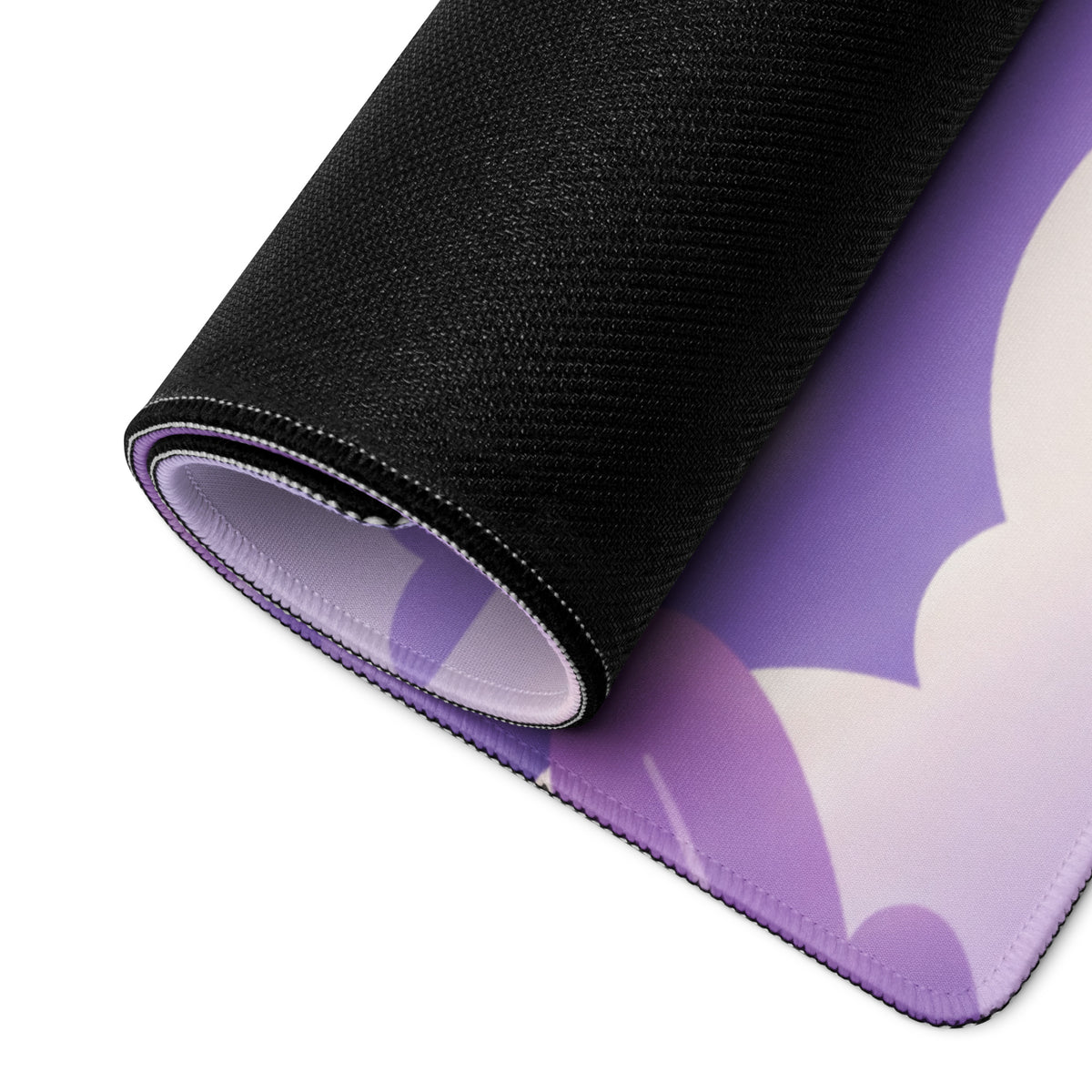 Lavender Galaxy Girl Gaming Mouse Pad Cute Theme