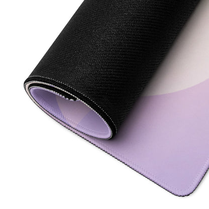 Cute Purple Galaxy Gaming Mouse Pad With Cute Stars