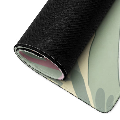 Pastel Cute Garden Mouse Pad With Soft Edges