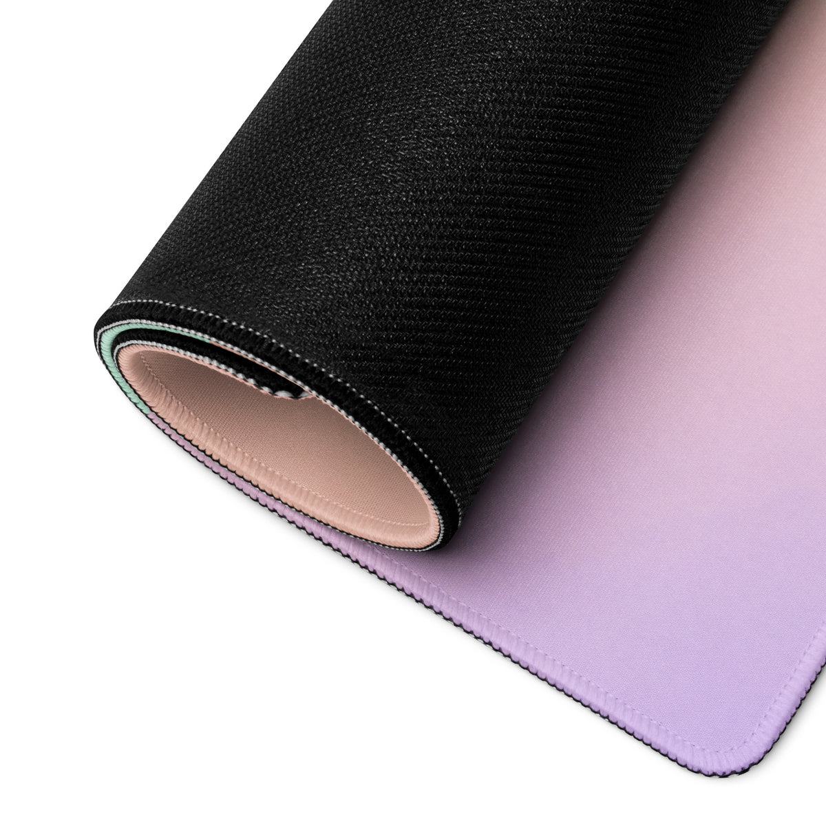 Pastel Cute Cat And Bird Gaming Mouse Pad