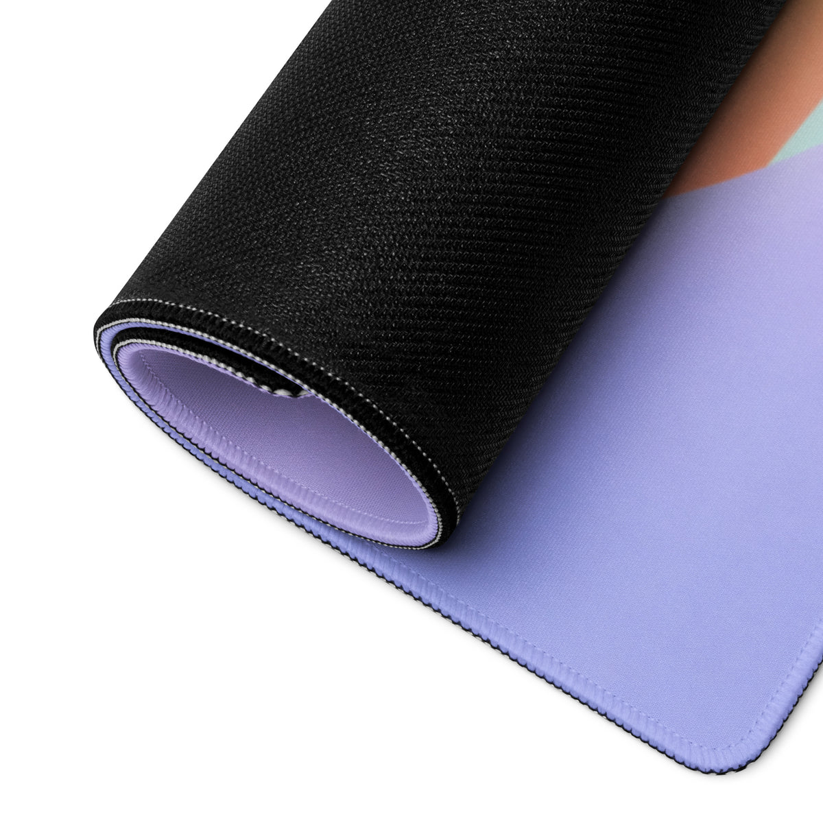 Pastel Rainbow Cute Mouse Pad Girly Design