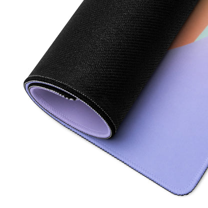 Pastel Rainbow Cute Mouse Pad Girly Design