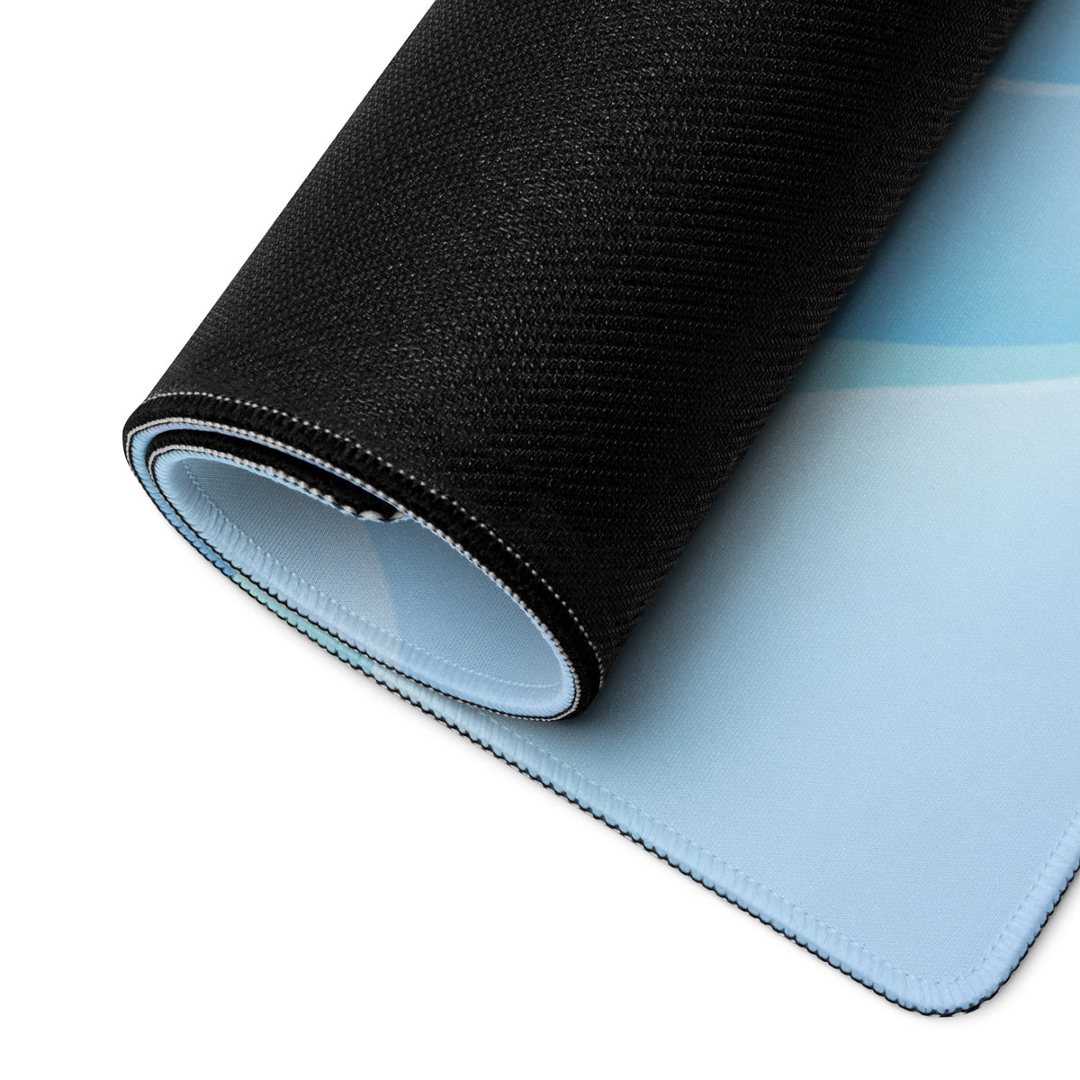 Pastel Blue Cute Cloud Gaming Mouse Pad