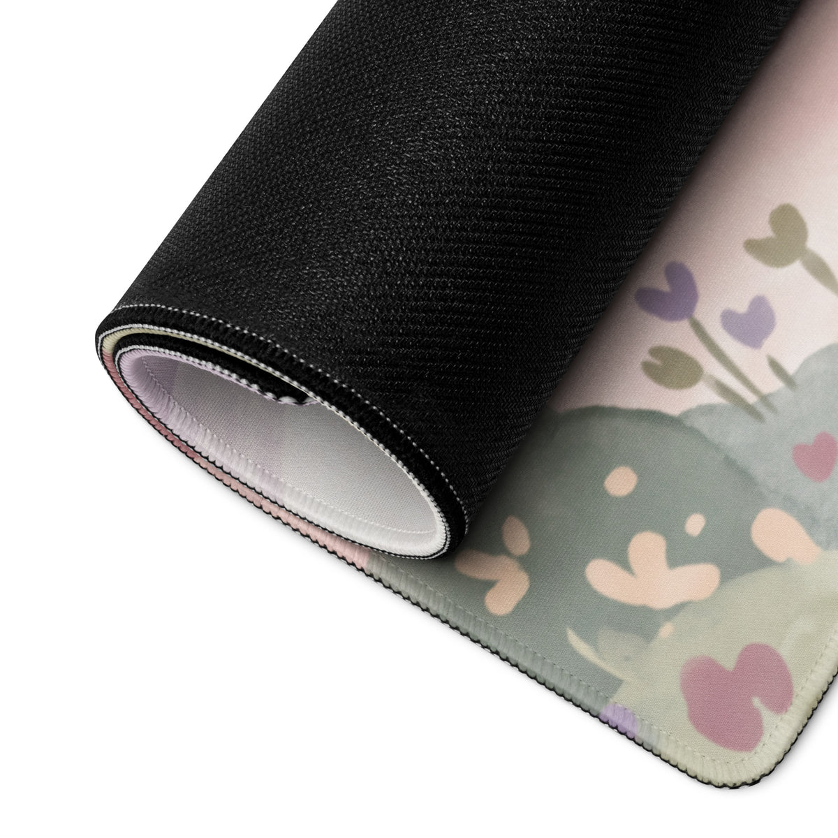 Cute Pink Gradient Gaming Mouse Pad