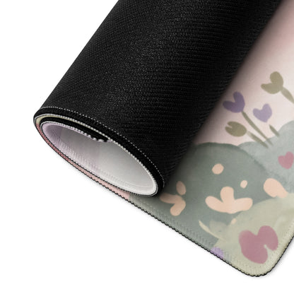 Cute Pink Gradient Gaming Mouse Pad