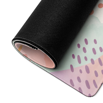Pastel Kitty Butterflies Gaming Mouse Pad