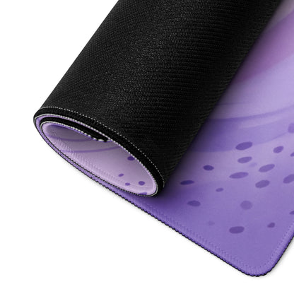 Purple Cute Cat Themed Gaming Mouse Pad