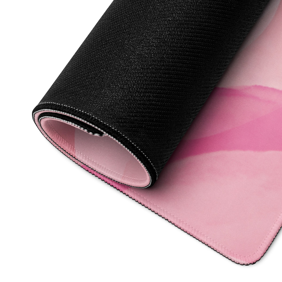 Pink Cute Gaming Mouse Pad With Kawaii Cloud Design