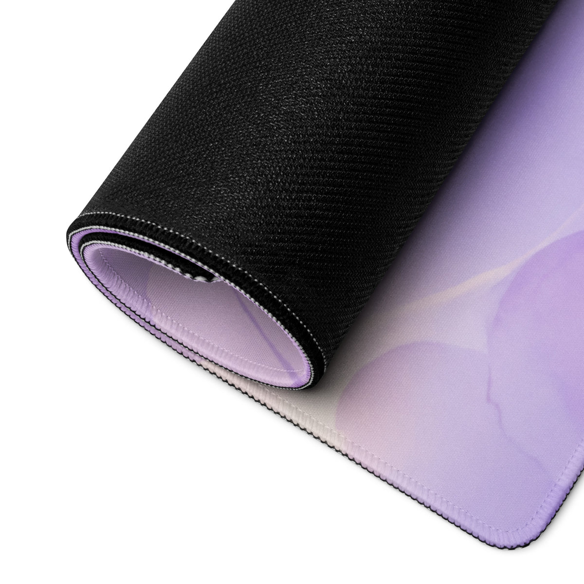 Purple Lavender Clouds Gaming Mouse Pad Cute Girly Style