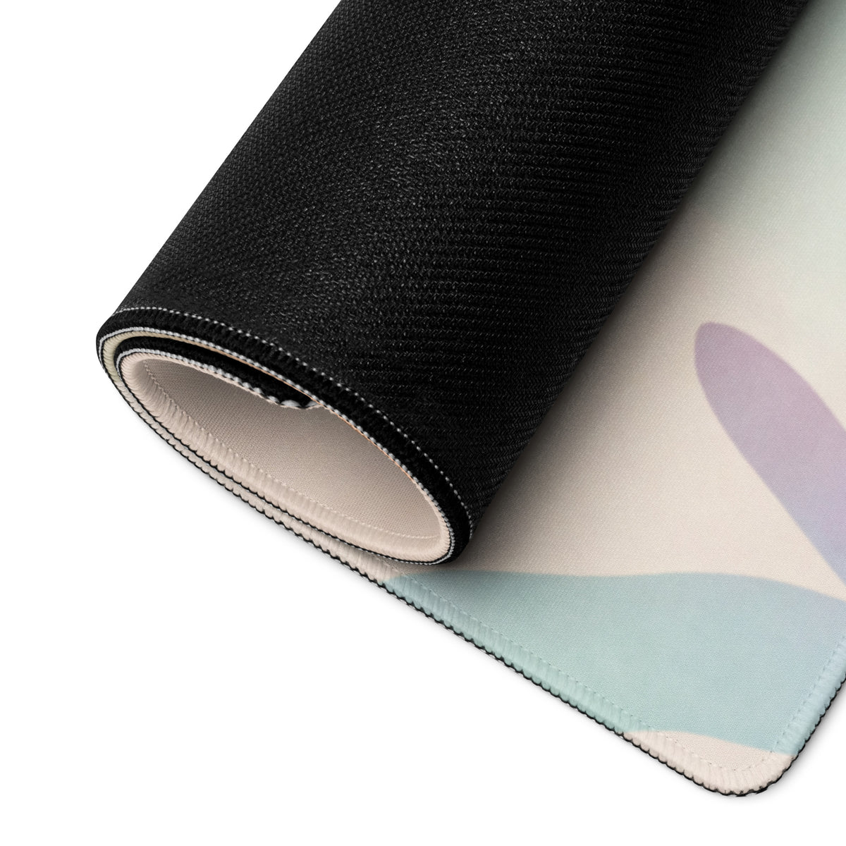 Pastel Rainbow Cat Theme Gaming Mouse Pad