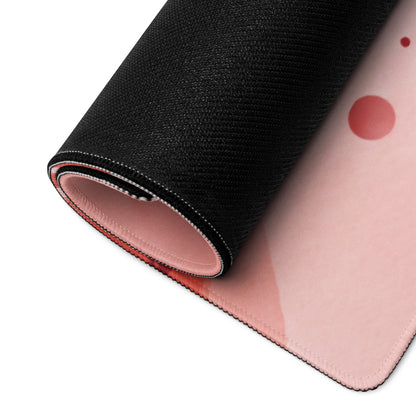 Pink Kawaii Kitty Mouse Pad For Girls Gaming