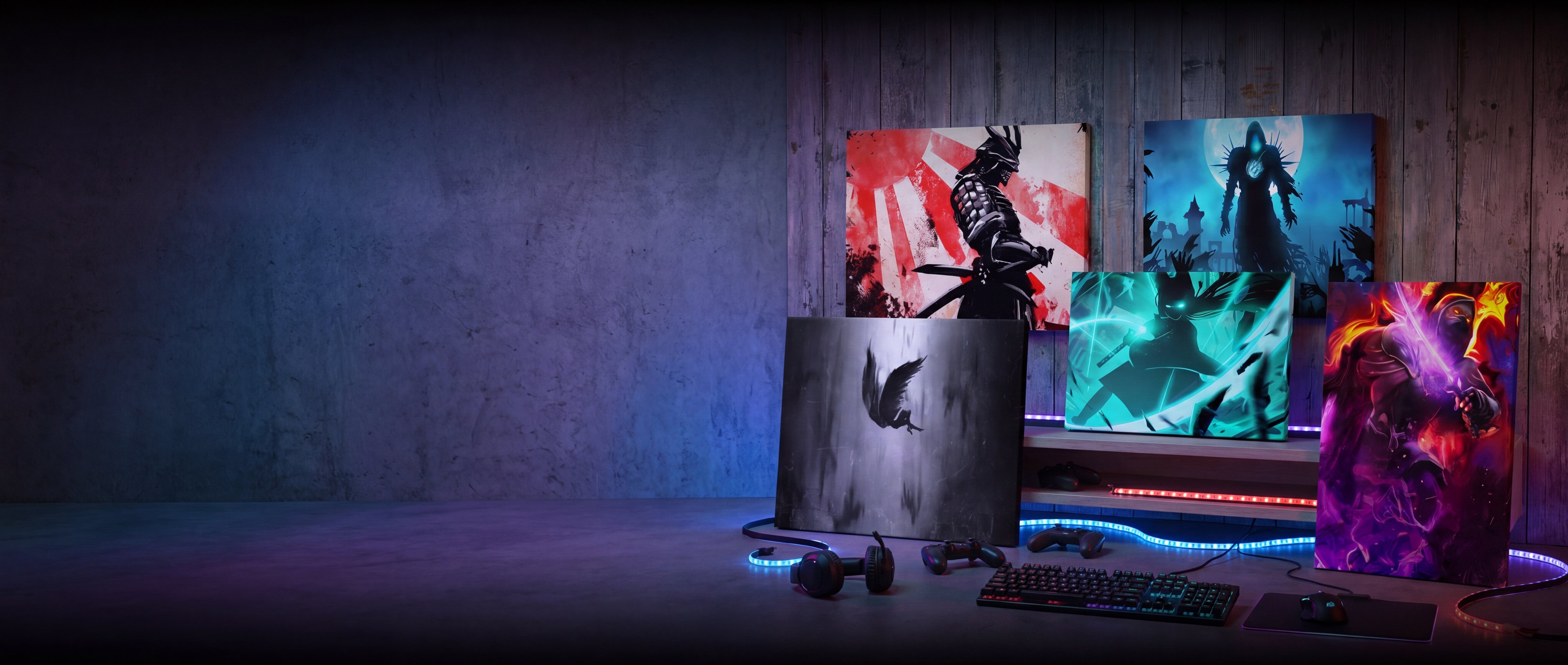 Gamers Canvas: Epic Fantasy & Sci-Fi Art Collection