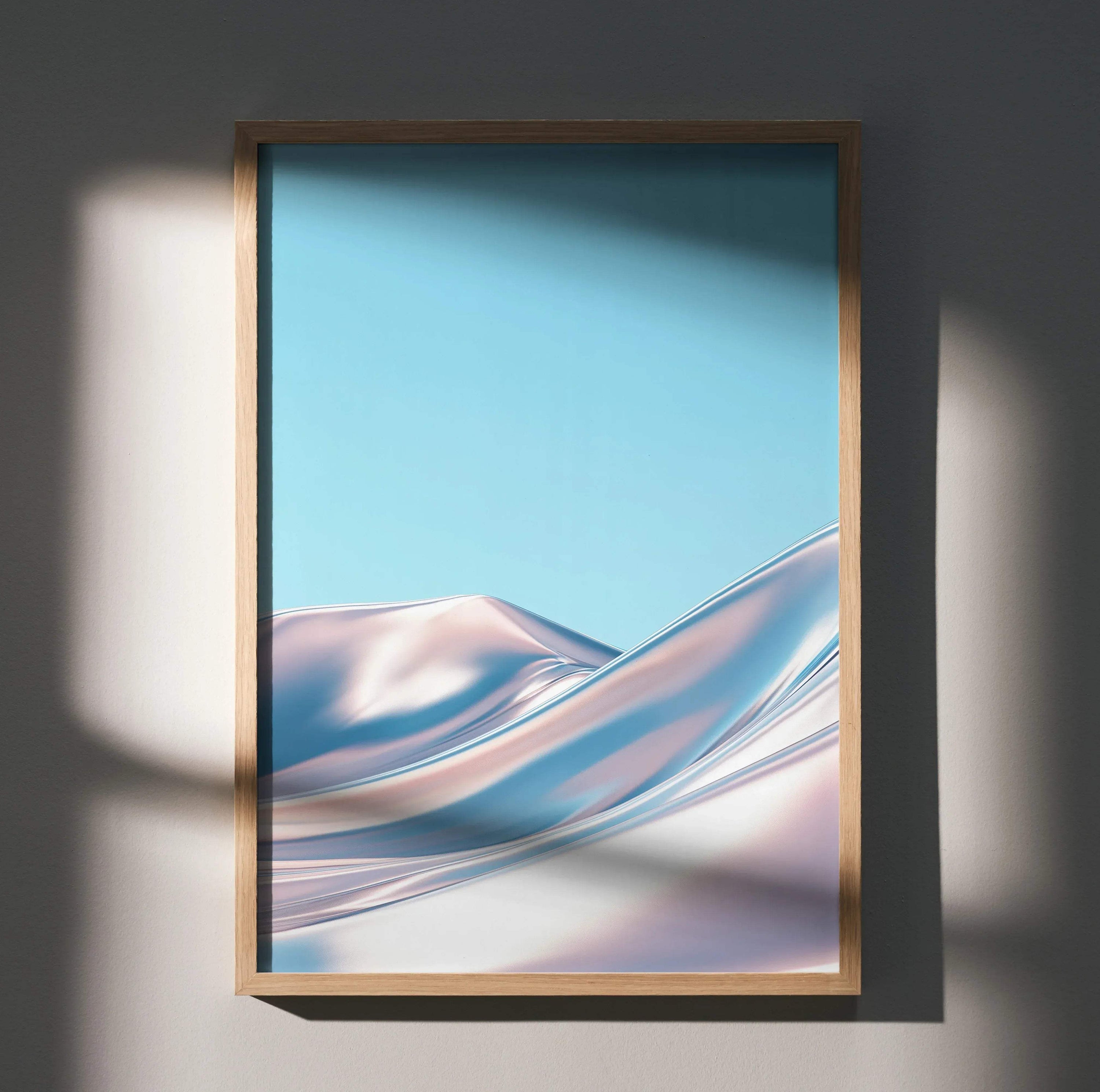 Vibrant Abstract Digital Art Poster for Wall Decor | Vertical - Throttle Designs