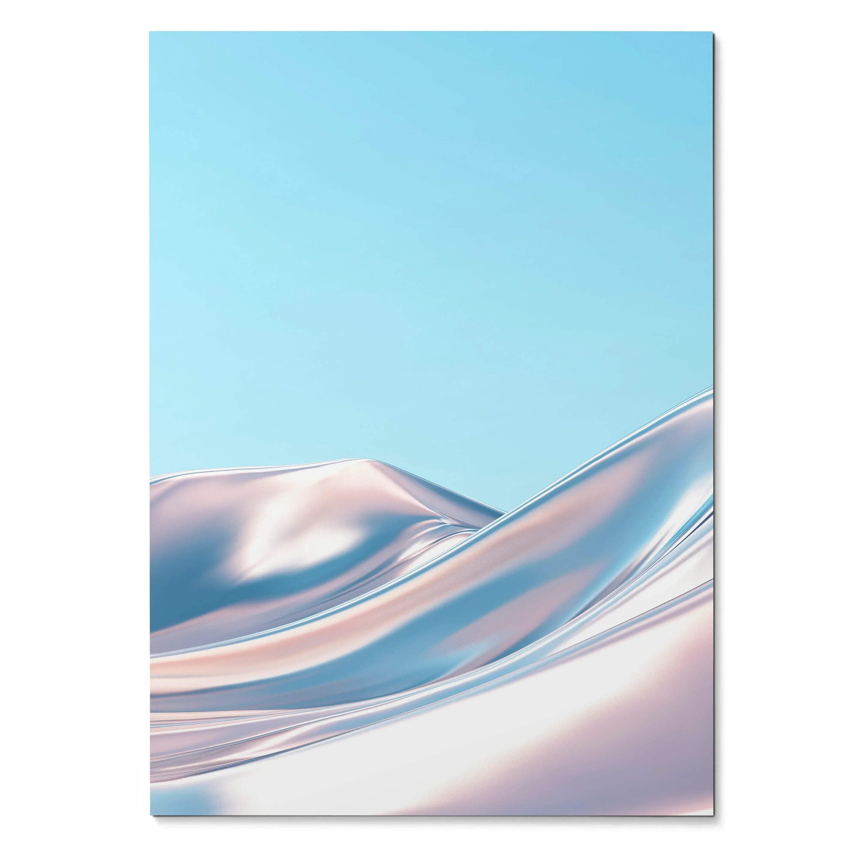 Vibrant Abstract Digital Art Poster for Wall Decor | Vertical - Throttle Designs
