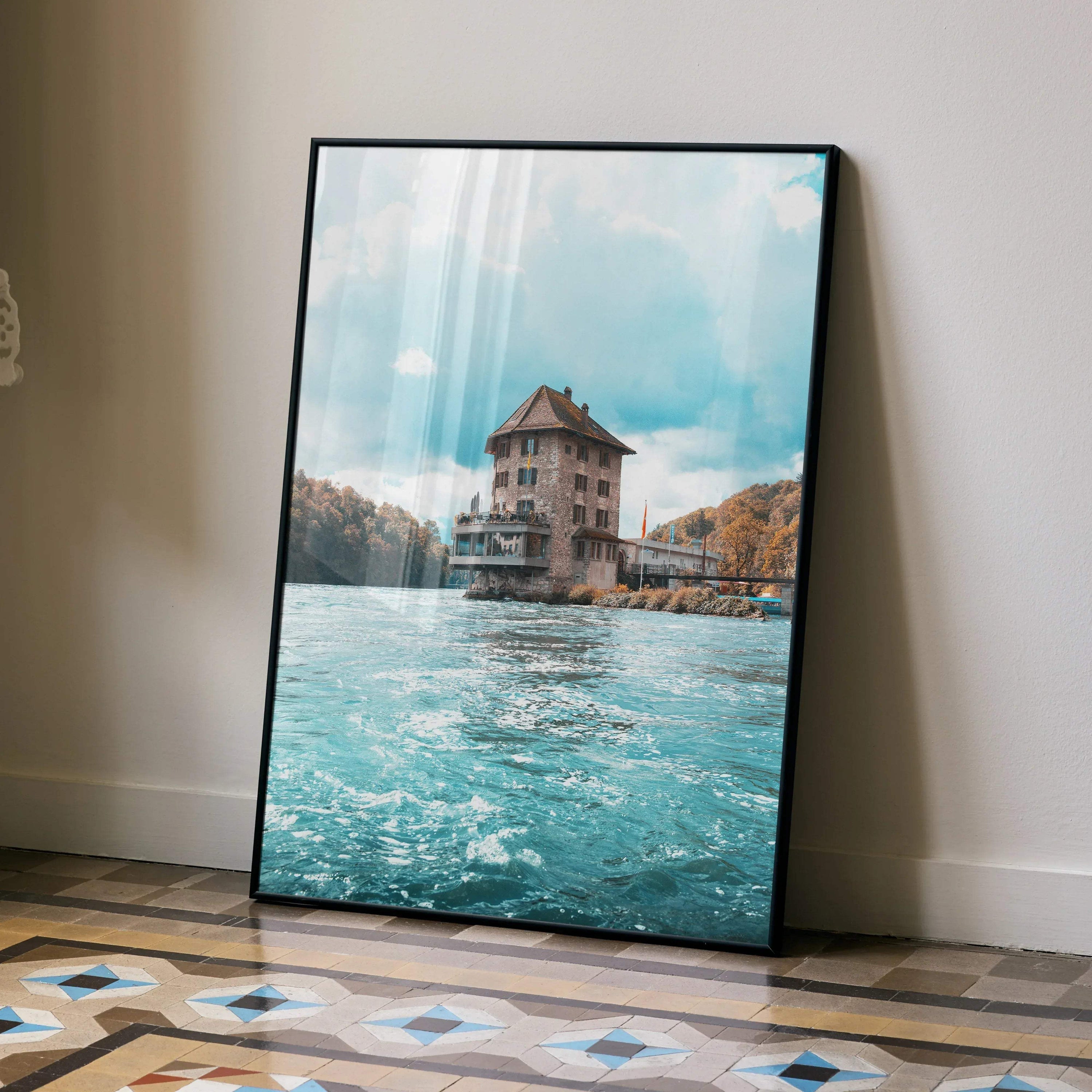 Stunning Architectural Building Wall Art Poster | Vertical - Throttle Designs