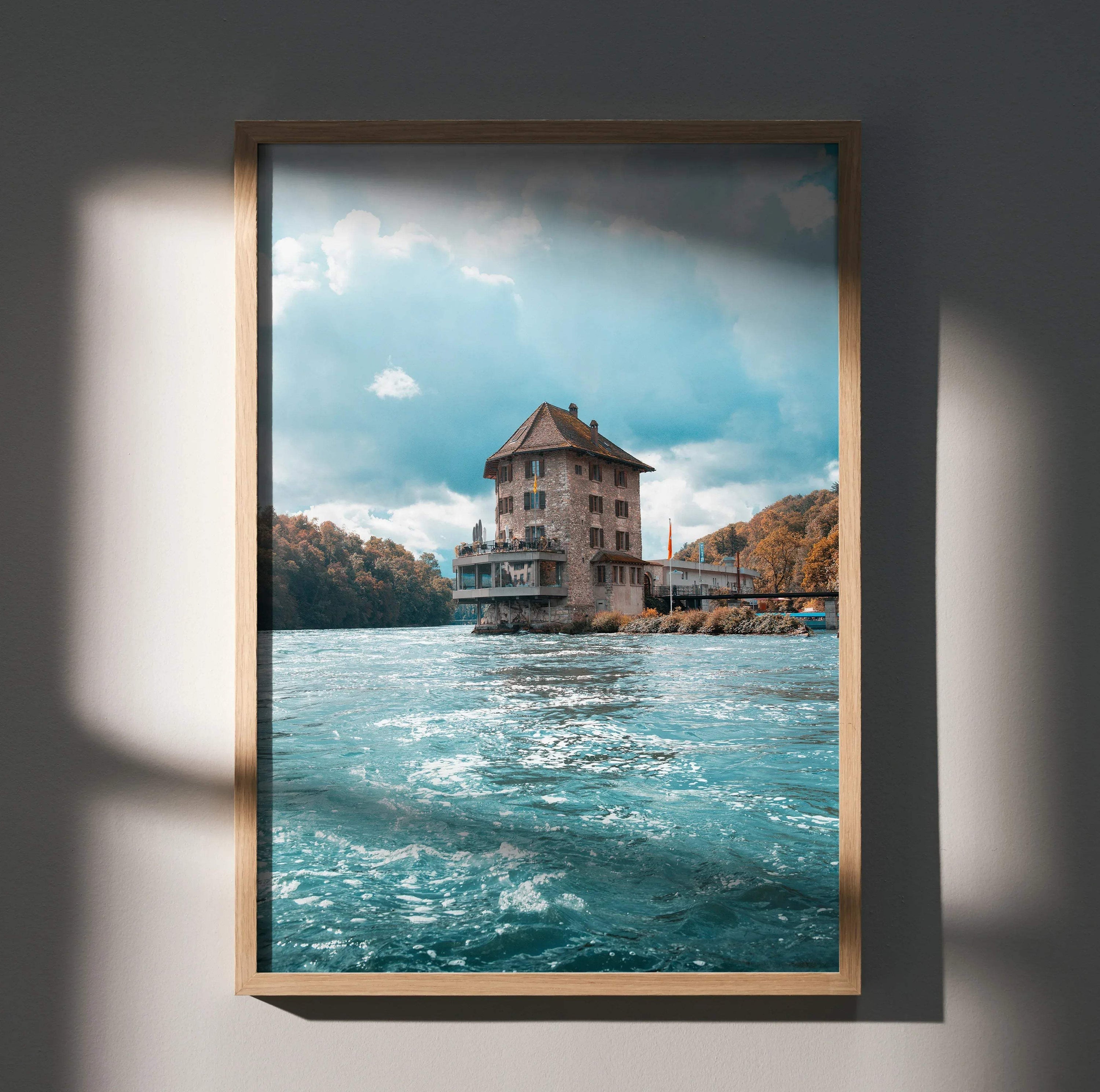 Stunning Architectural Building Wall Art Poster | Vertical - Throttle Designs
