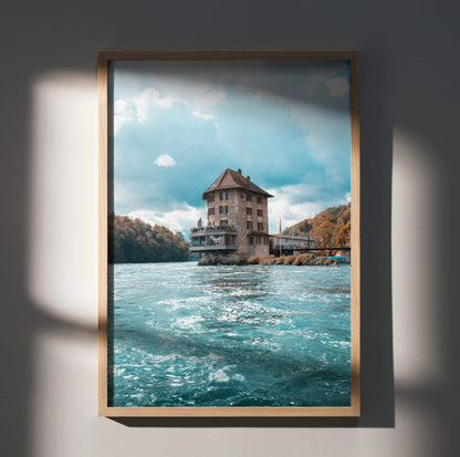 Stunning Architectural Building Wall Art Poster | Vertical - Throttle Designs