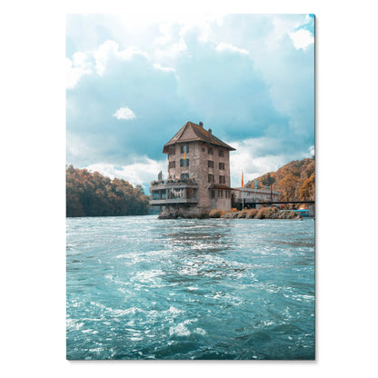 Stunning Architectural Building Wall Art Poster | Vertical - Throttle Designs