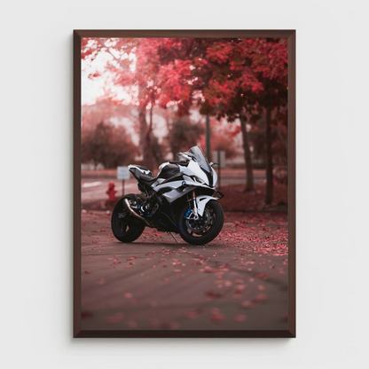 BMW S1000RR Motorcycle Poster #140 - Throttle Designs