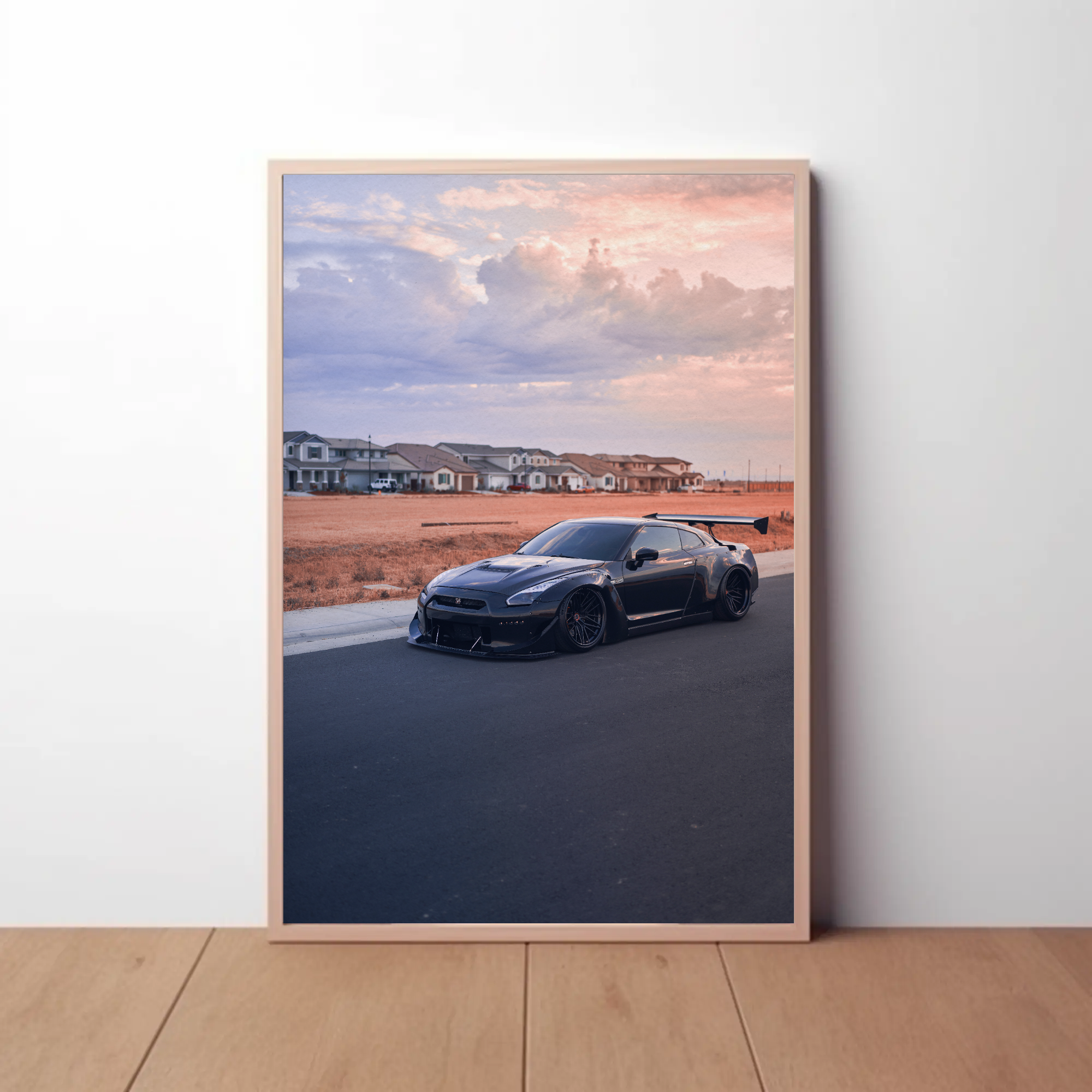 Widebody Nissan R35 GTR Automotive Car Poster #002 - Throttle Designs