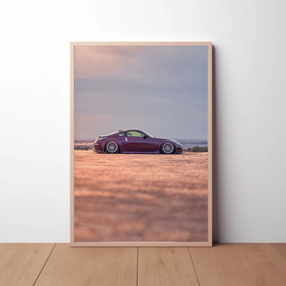 Nissan 350z Automotive Car Poster #002 - Throttle Designs