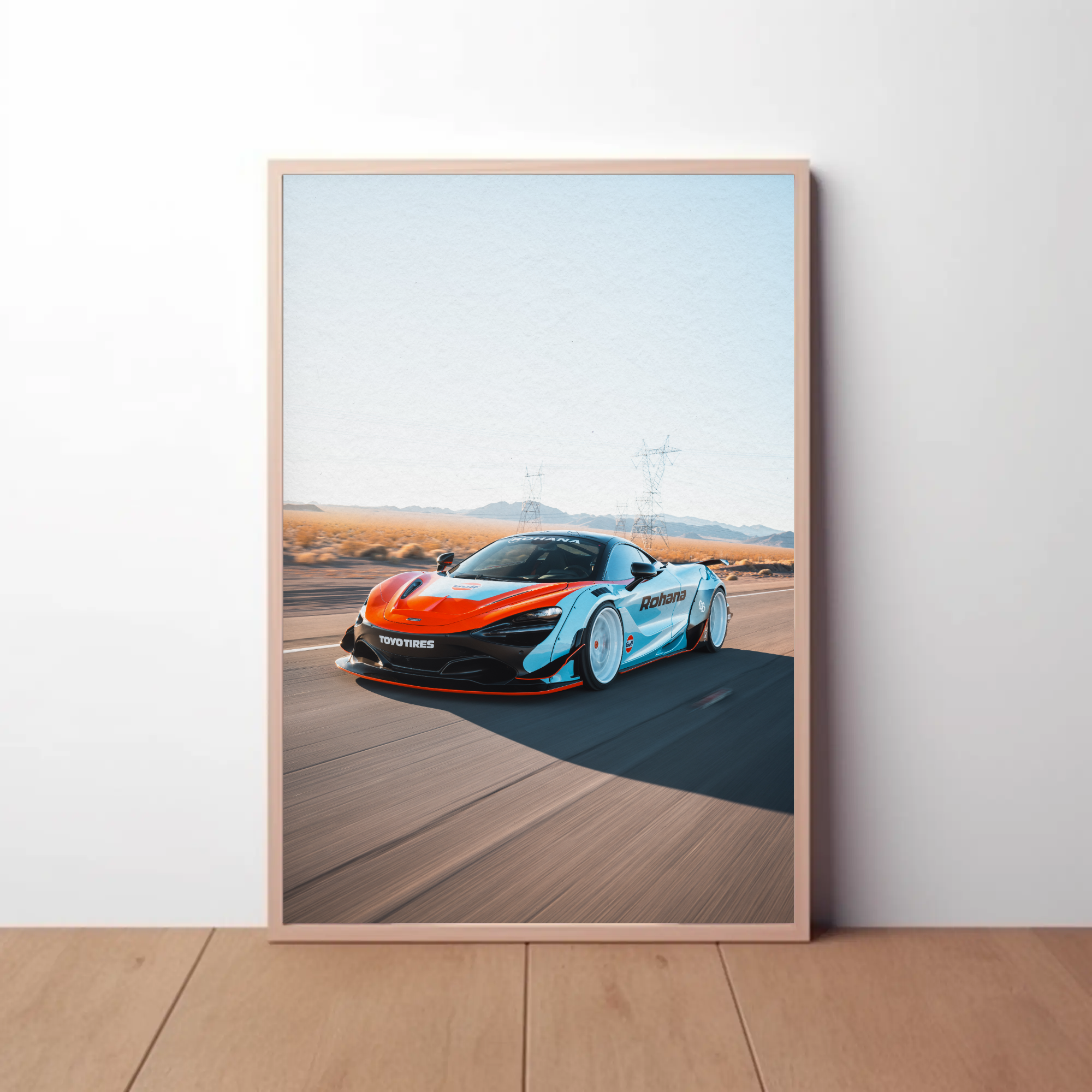 McLaren 720s Supercar Art Print #001 - Stunning Wall Decor for Enthusiasts