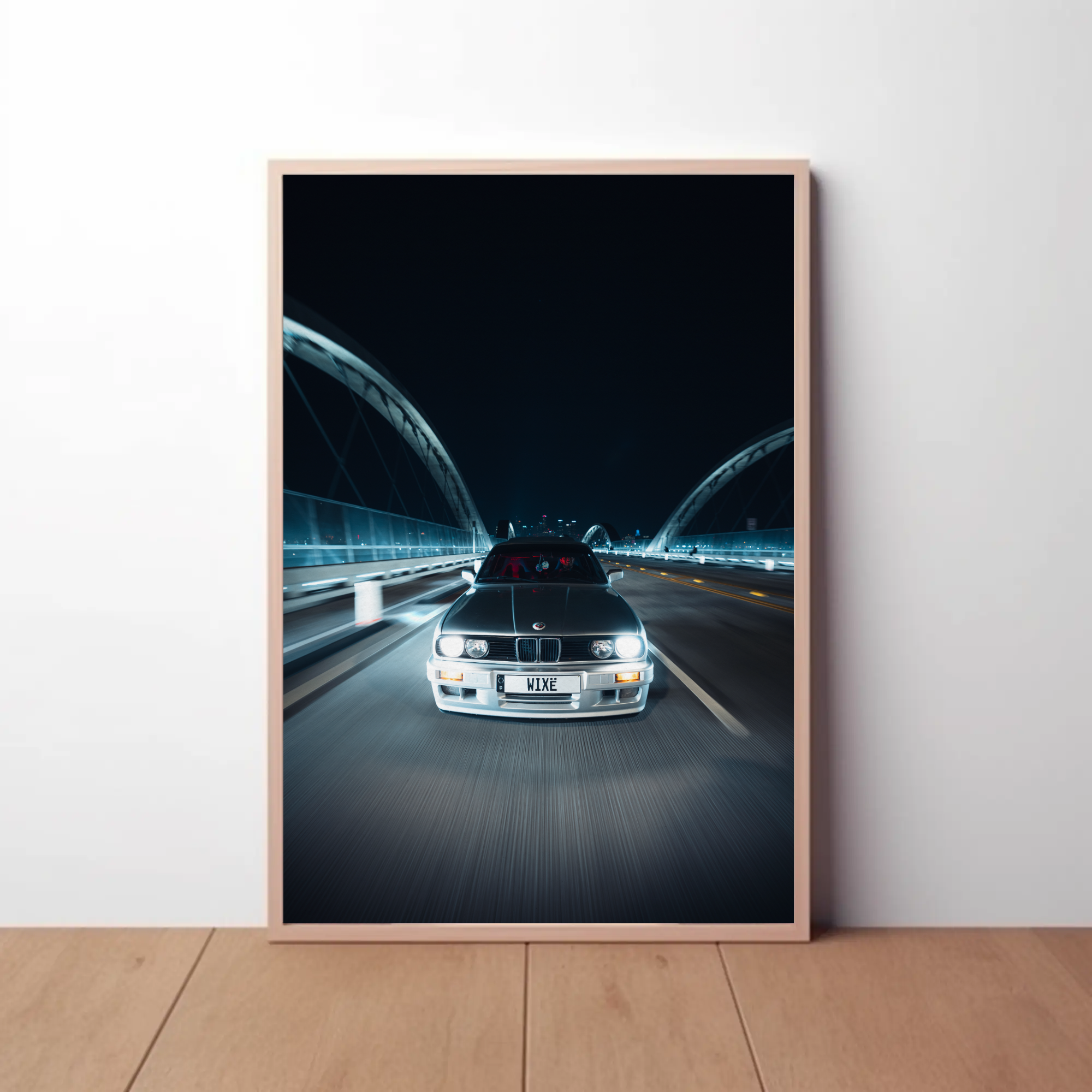 Iconic BMW E30 Euro Car Wall Art Poster #001 – Perfect for Car Lovers! - Throttle Designs