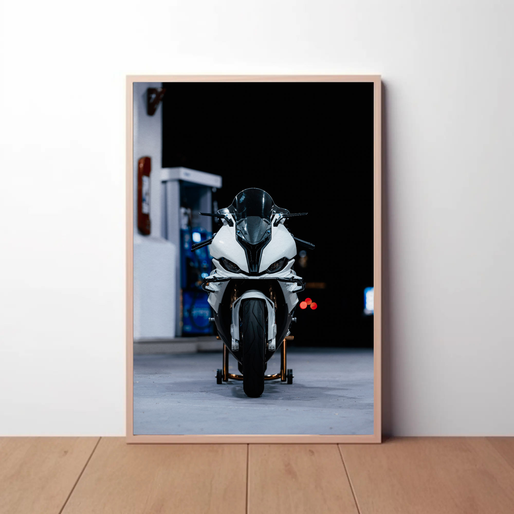 BMW S1000RR Motorcycle Poster #013 - Throttle Designs