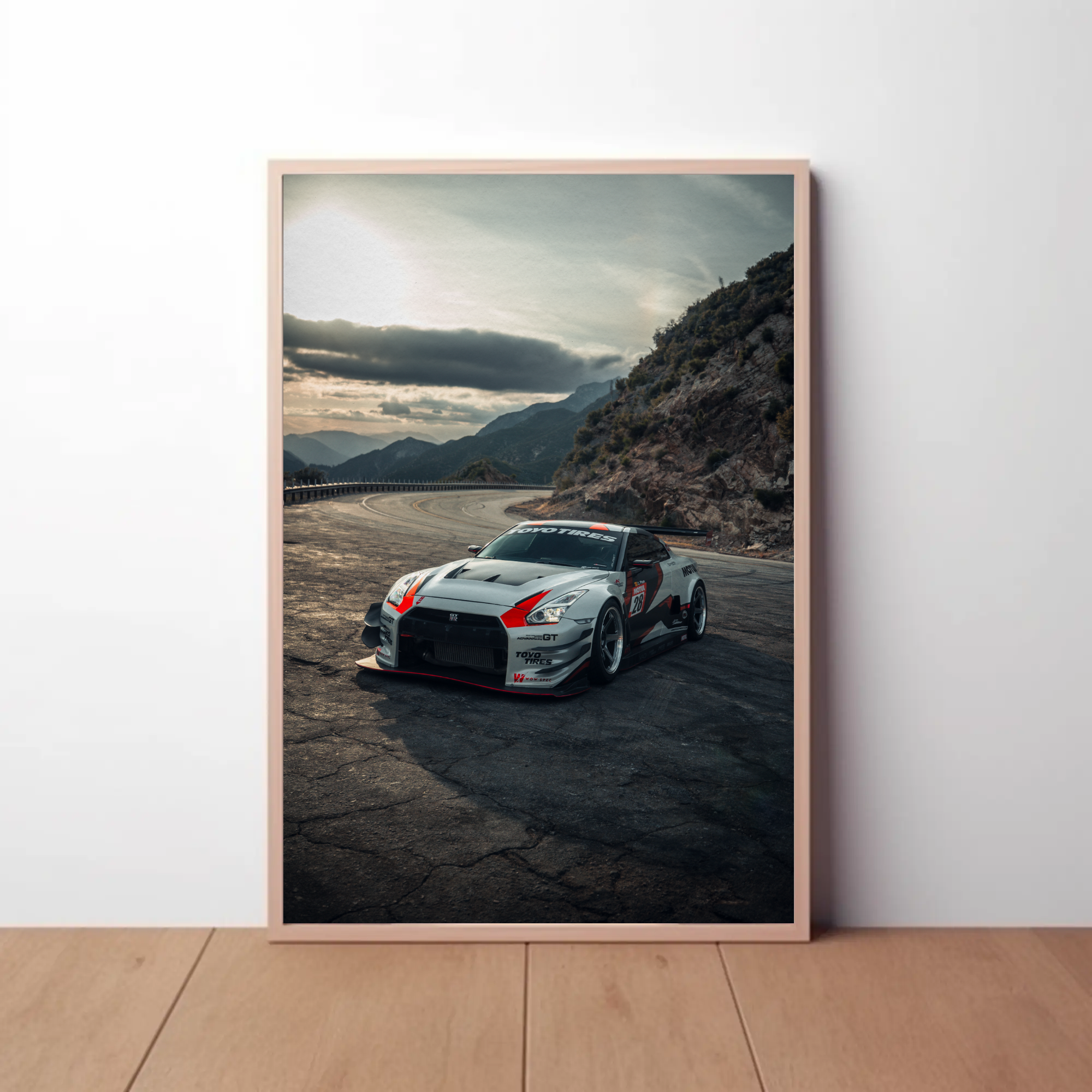 Nissan GTR R35 Automotive Art Poster #016 - Elevate Your Decor - Throttle Designs