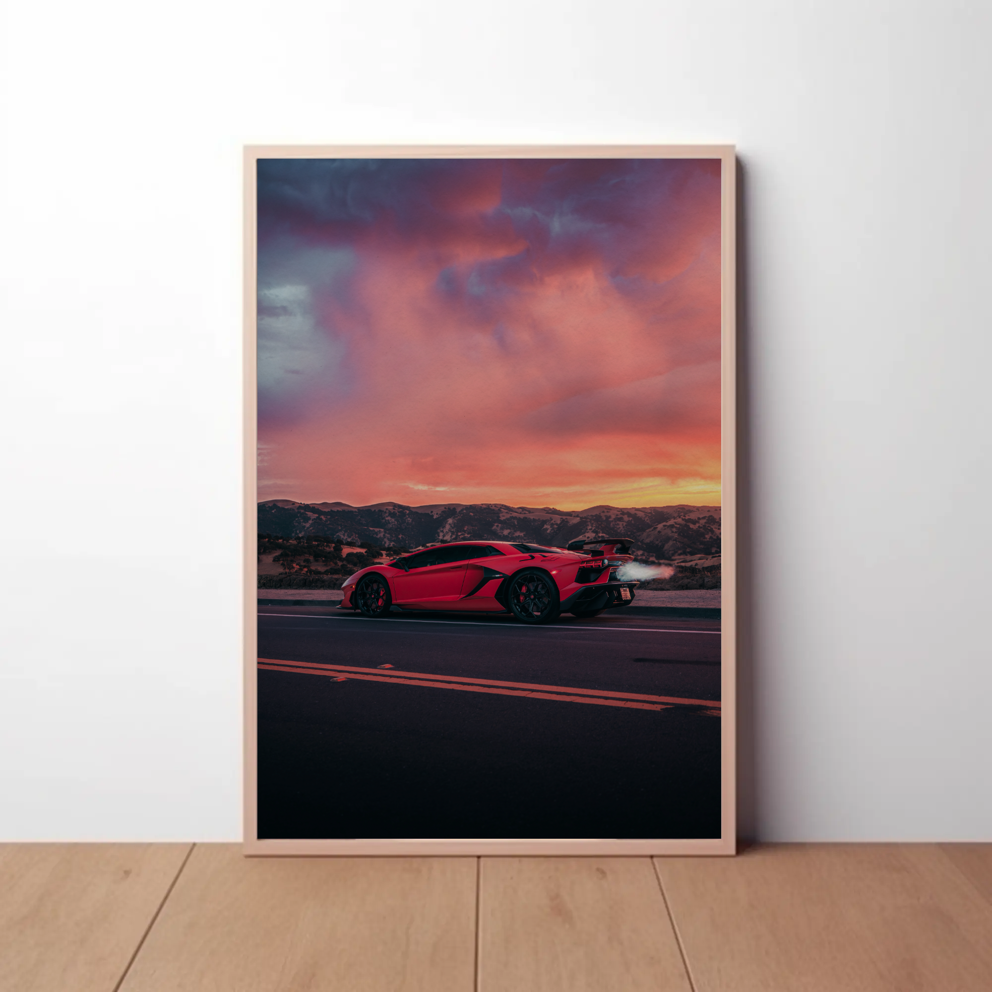 Lamborghini Aventador SVJ Hypercar Wall Art Poster #001 - Stunning Décor - Throttle Designs