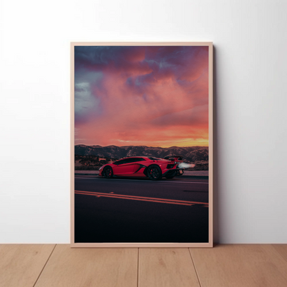 Lamborghini Aventador SVJ Hypercar Wall Art Poster #001 - Stunning Décor - Throttle Designs