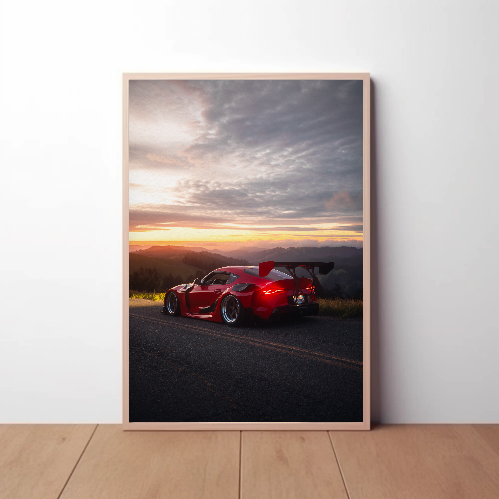 Stunning Toyota Supra Mk5 JDM Car Poster #005 for Auto Enthusiasts - Throttle Designs