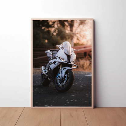 BMW S1000RR Motorcycle Poster #012 - Throttle Designs