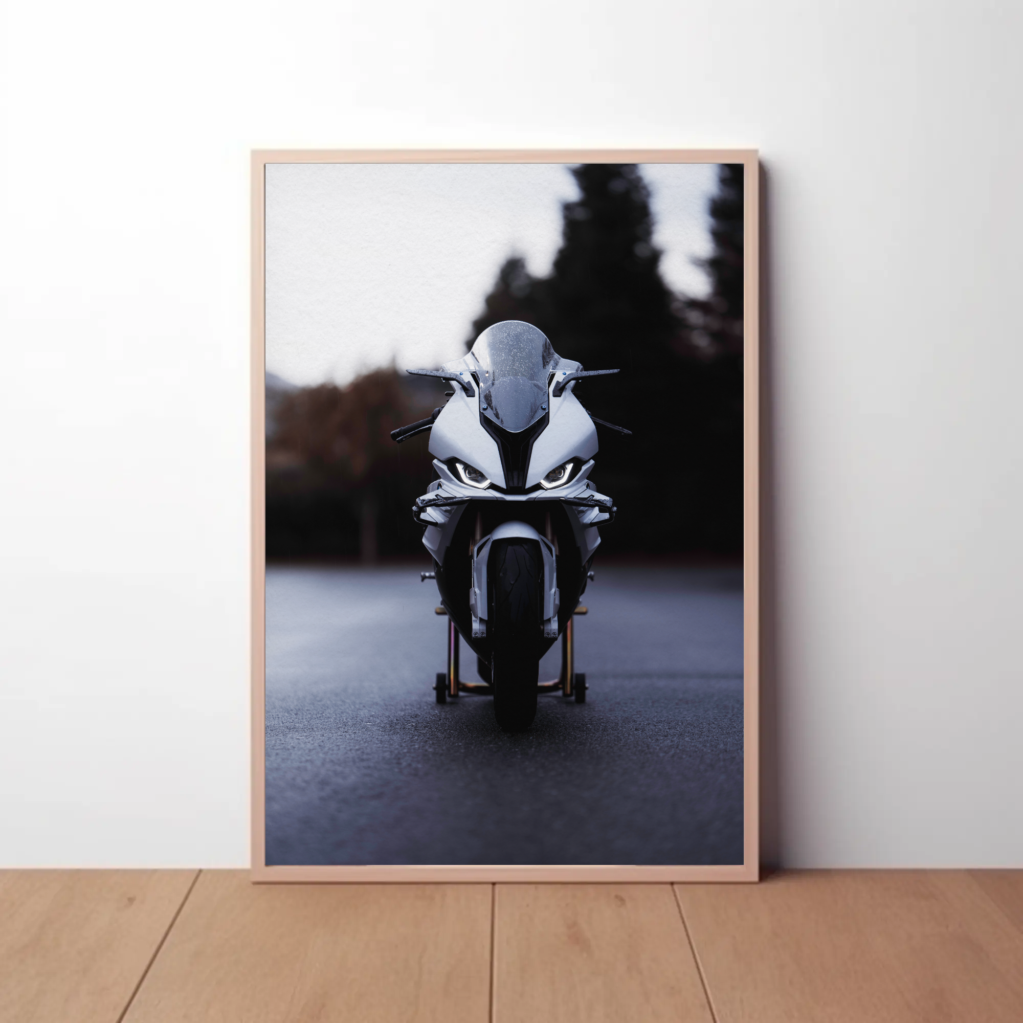 BMW S1000RR Motorcycle Poster #070 - Throttle Designs